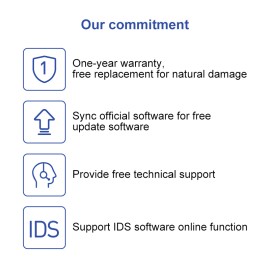 Support the latest IDS v129 software , the J2534 ford and mazda professional diagnostic tools, support the latest version of ids software and FDRS