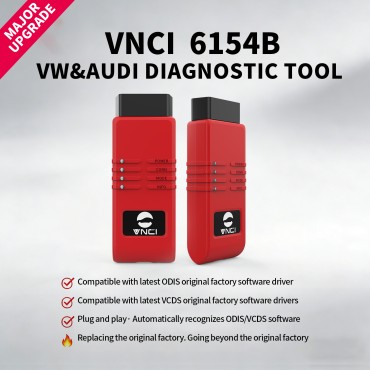 2026 New VNCI 6154B Volkswagen & Audi Diagnostic Tool, compatible with ODIS and VCDS III software dirver