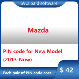 Mazda PIN code for new model(2013 - Now ) Please c..