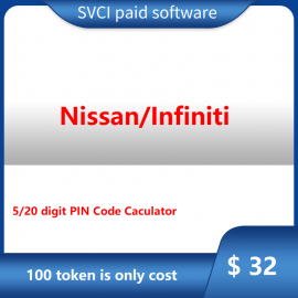 Nissan 5/20 bit PIN Code Calculator