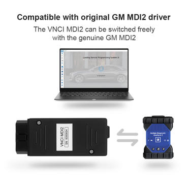 VNCI MDI2 GM motos diagnostic interface that can be alternative genuine GM MDI2, support CANFD and DoIP protocol，Support TLC online software