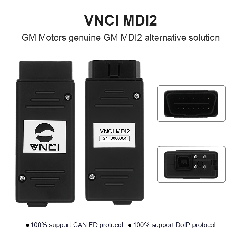 VNCI MDI2 GM motos diagnostic interface that can be alternative genuine GM MDI2, support CANFD and DoIP protocol,Support TLC online software - Image 2