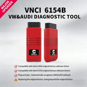 2026 New VNCI 6154B Volkswagen & Audi Diagnostic Tool, compatible with ODIS and OEMVCDS-III software dirver